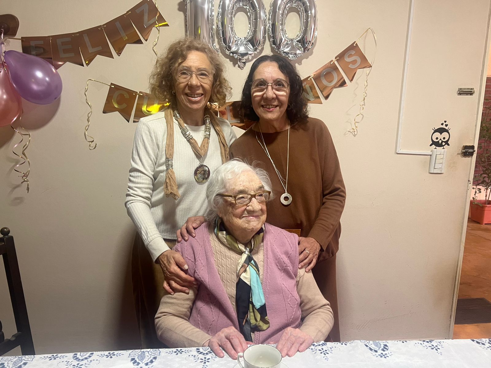 VECINA DE LA LOCALIDAD CELEBRA SUS 100 AÑOS