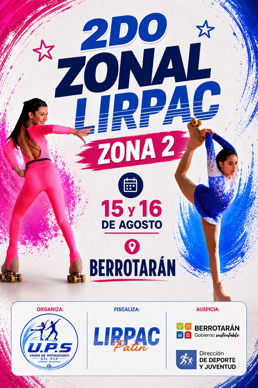 SE DISPUTARÁ EL ÚLTIMO ZONAL DE PATÍN DEL AÑO DE LIRPAC